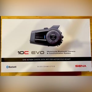 Sena 10C-Evo Bluetooth 4K Camera & HD Speakers Communication System